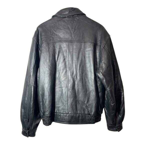 Baracuta Mens Leather Jacket Bomber Size Medium Vintage - Picture 2 of 7